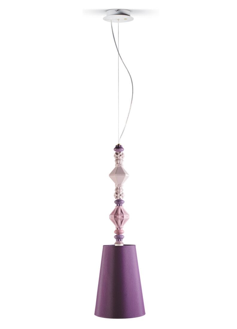 Lladro Lámpara De Techo II Belle De Nuit. Rosa (CE/UK/CCC)