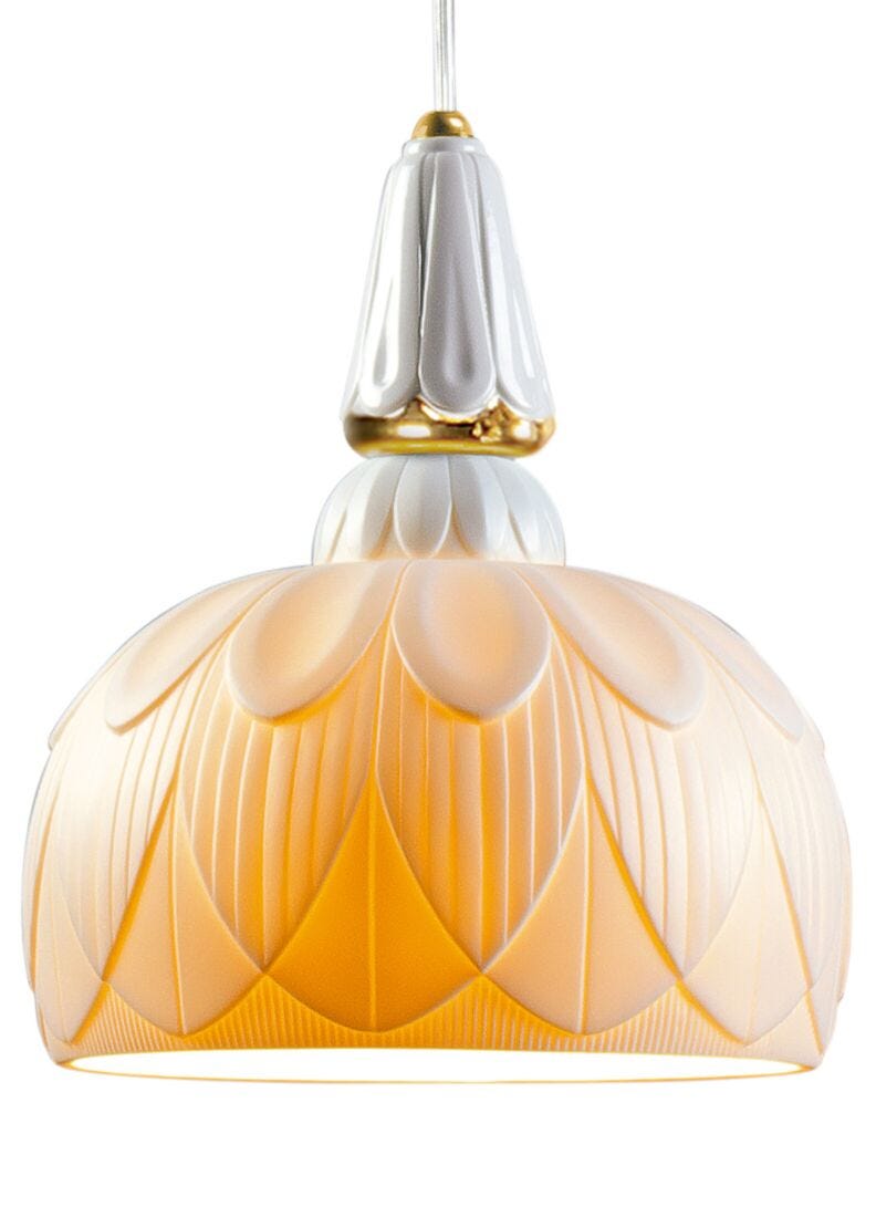 Lladro Lámpara De Techo Individual Ivy And Seed. Lustre Oro (CE/UK/CCC)