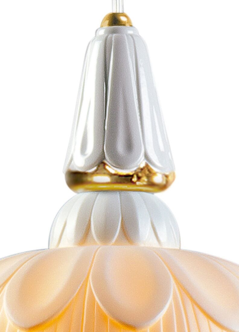 Lladro Lámpara De Techo Individual Ivy And Seed. Lustre Oro (CE/UK/CCC)