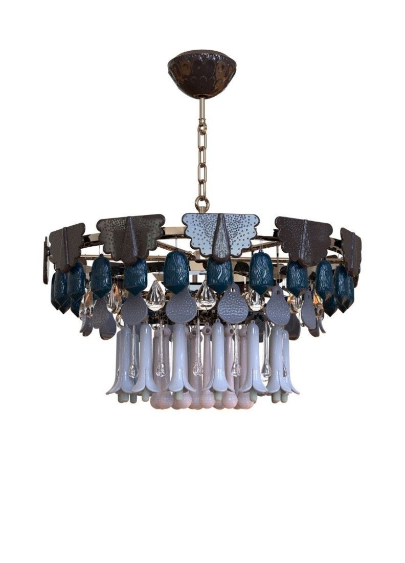 lladro Lámpara de techo Seasons 70 cm. Invierno (CE/UK)