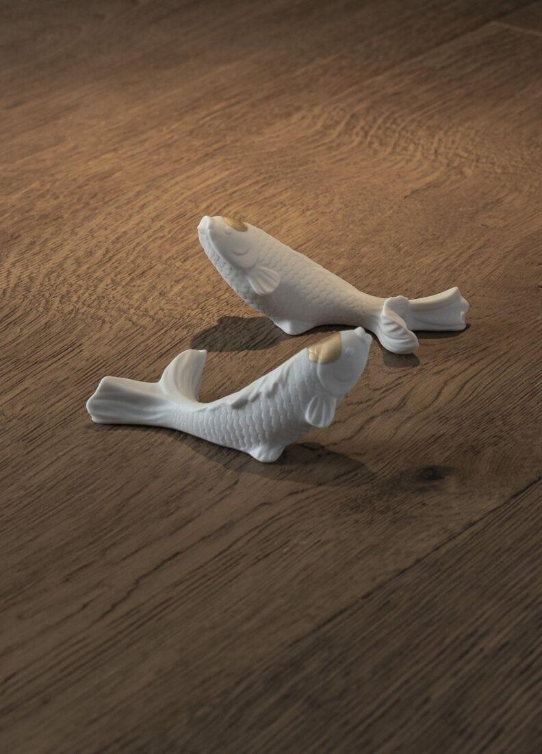 Lladro Accesorio Koi. Lustre Dorado