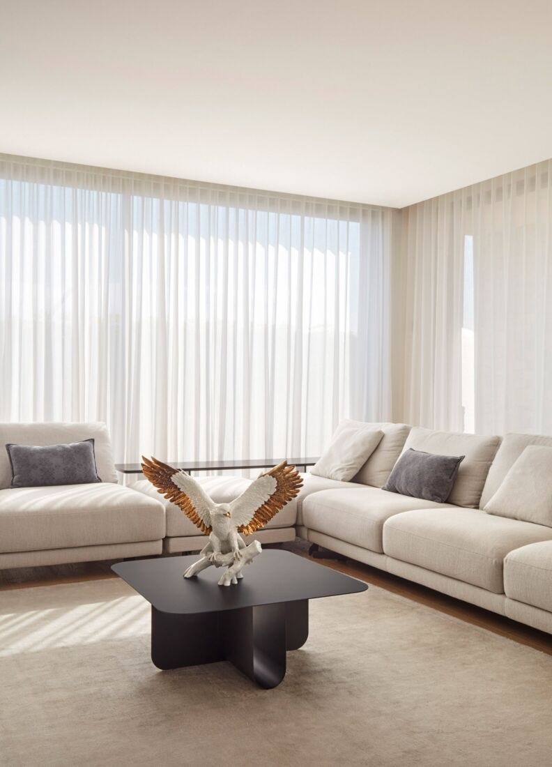 Lladro Águila (blanco Cobre)