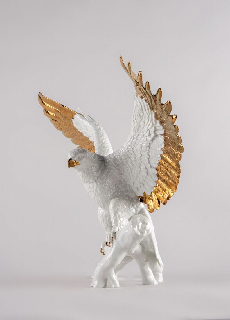 Lladro Águila (blanco Cobre)