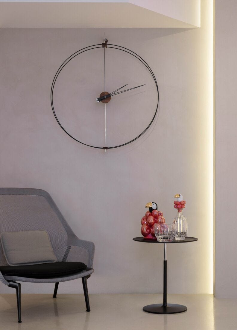 Lladro Botella De Cristal Tucán. Lustre Dorado