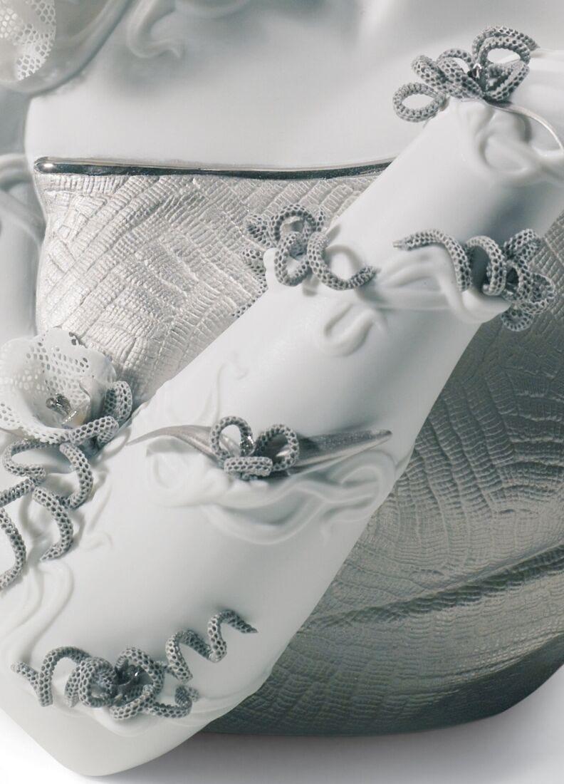 Lladro Busto My Fair Lady. Lustre Plata