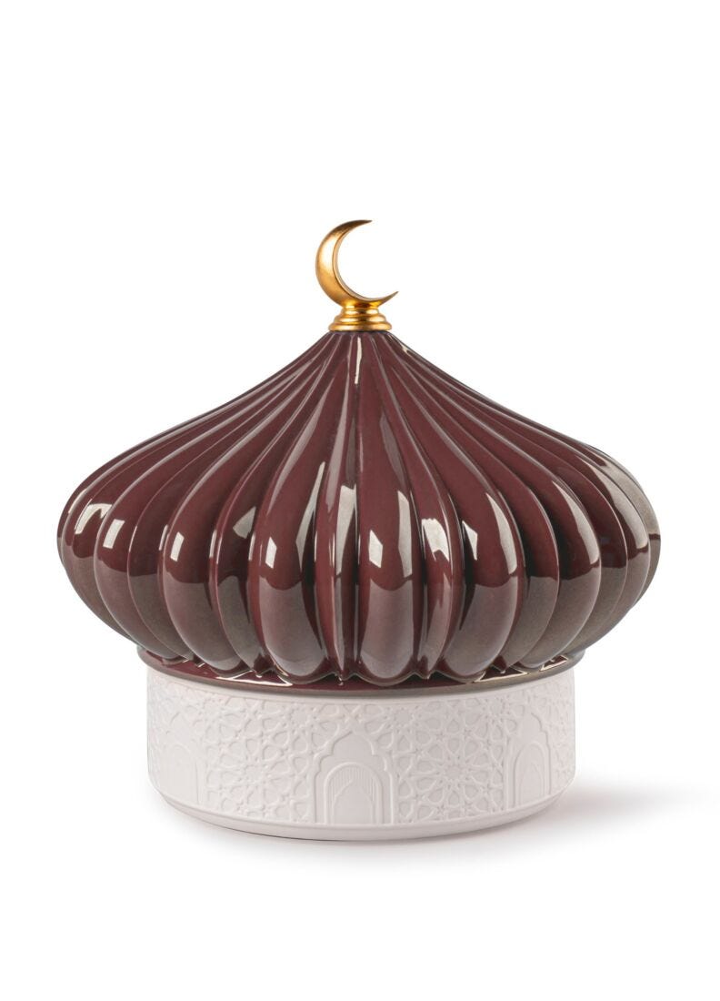 Lladro Caja Con Platos Majestic Nights (granate)