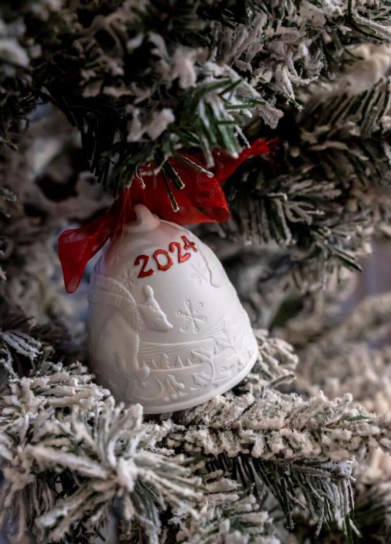 Lladro Campana Navidad 2024 (Re-Deco Rojo)