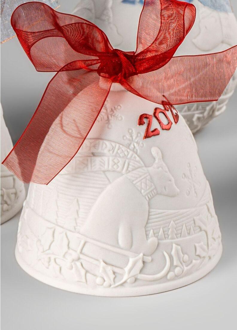 Lladro Campana Navidad 2024 (Re-Deco Rojo)