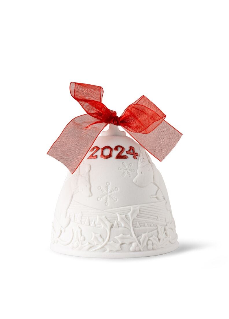 lladro Campana Navidad 2024 (Re-Deco rojo)