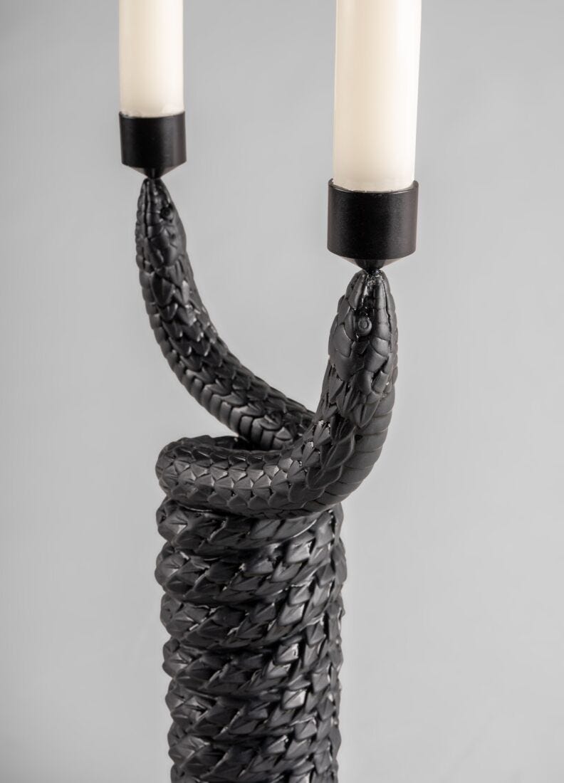 Lladro Candelabro Snakes