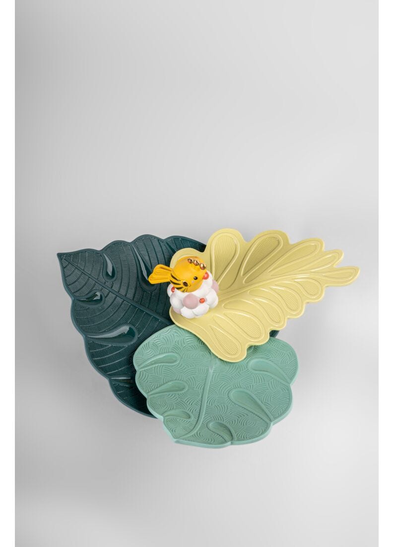 Lladro Centro De Mesa Utopical