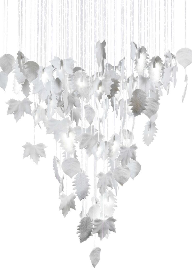 Lladro Chandelier Magic Forest 1 10 M (CE/UK). Blanco