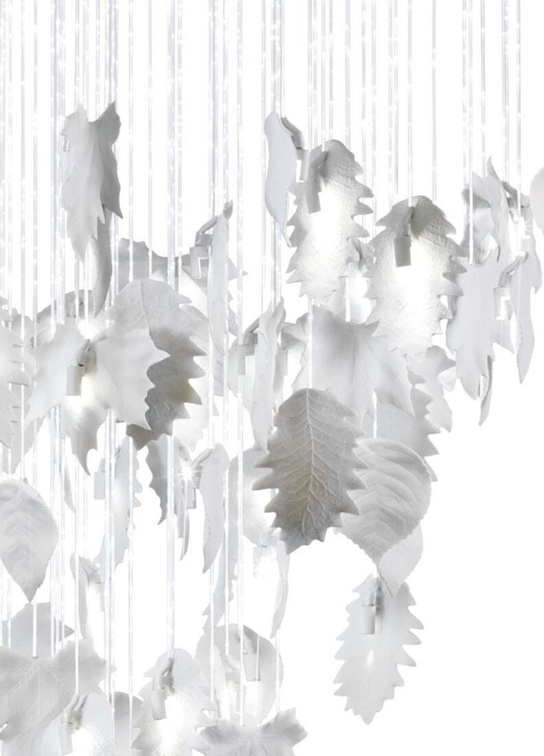Lladro Chandelier Magic Forest 1 10 M (CE/UK). Blanco