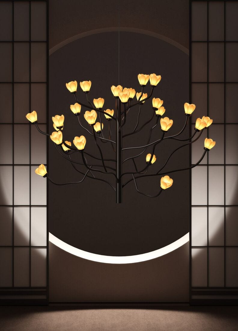 Lladro Chandelier Mokuren (CE/UK)