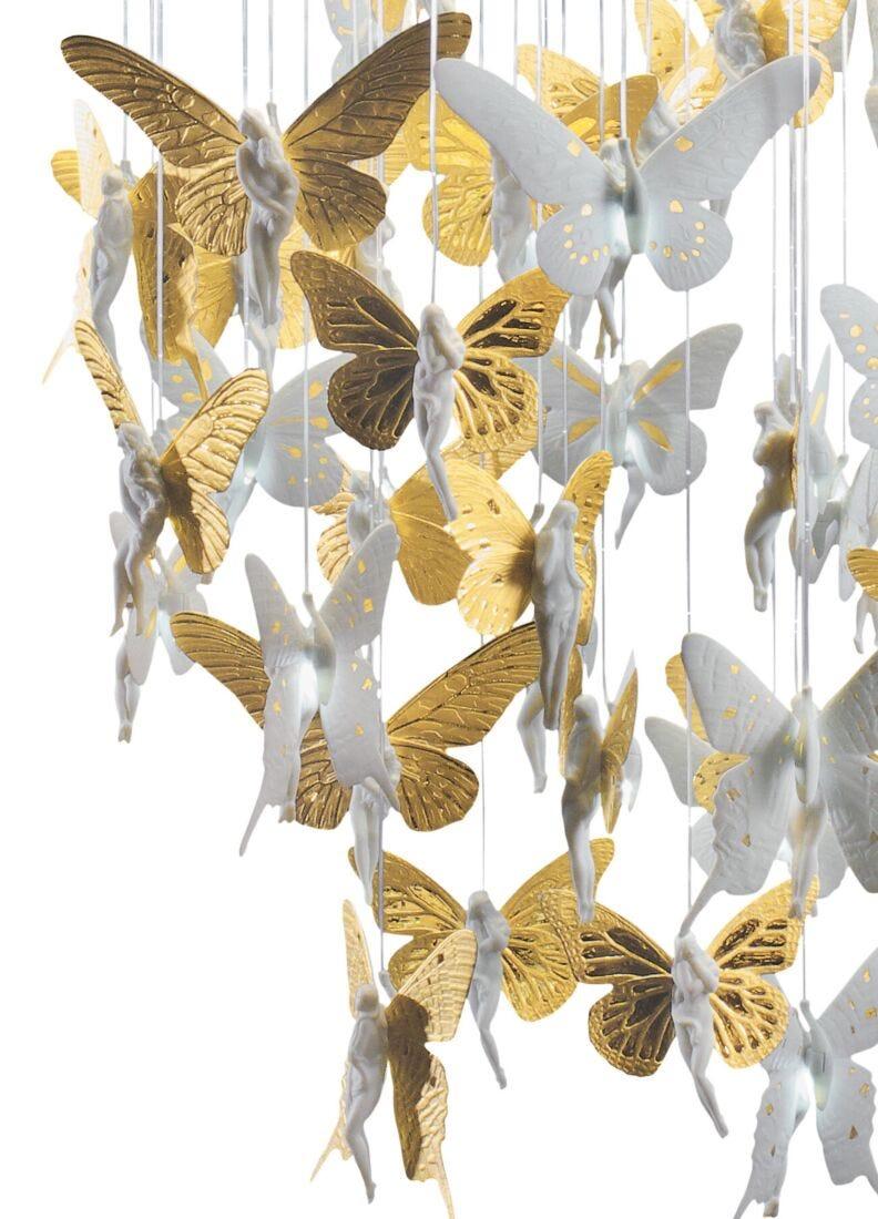 Lladro Chandelier Niágara 0 60 M. Lustre Oro (CE/UK)