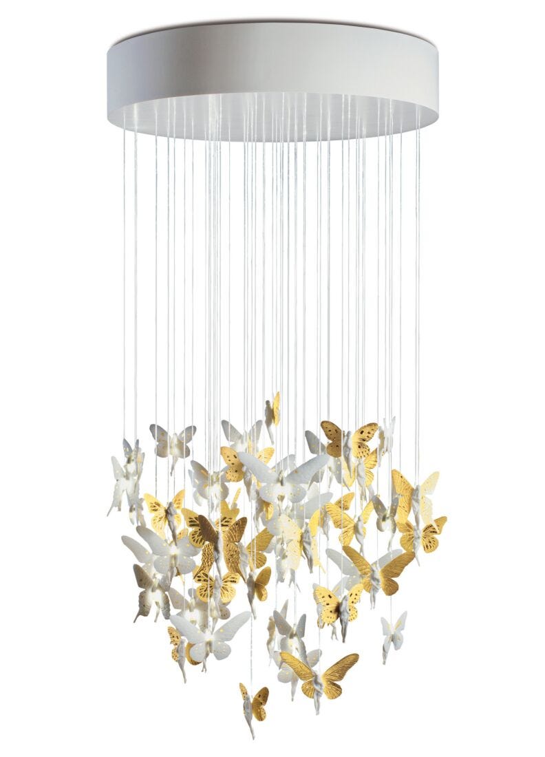 lladro Chandelier Niágara 0.80 m. Lustre oro (CE/UK)