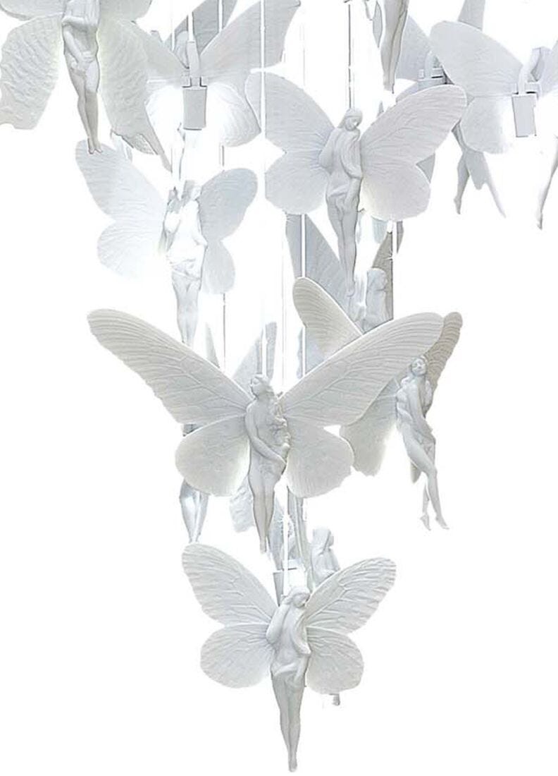 Lladro Chandelier Niágara 1 10 M (CE/UK). Blanco