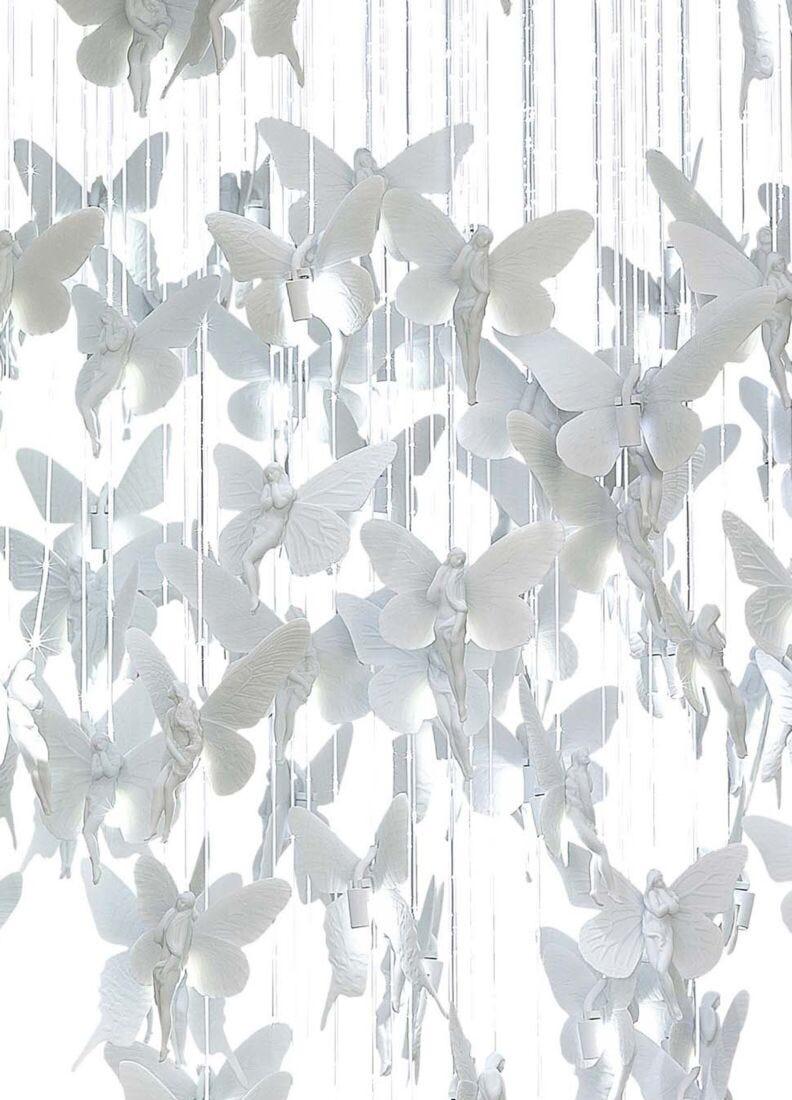 Lladro Chandelier Niágara 1 10 M (CE/UK). Blanco