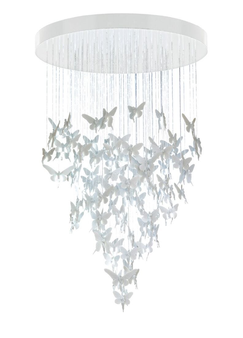 lladro Chandelier Niágara 1 10 m (CE/UK). Blanco