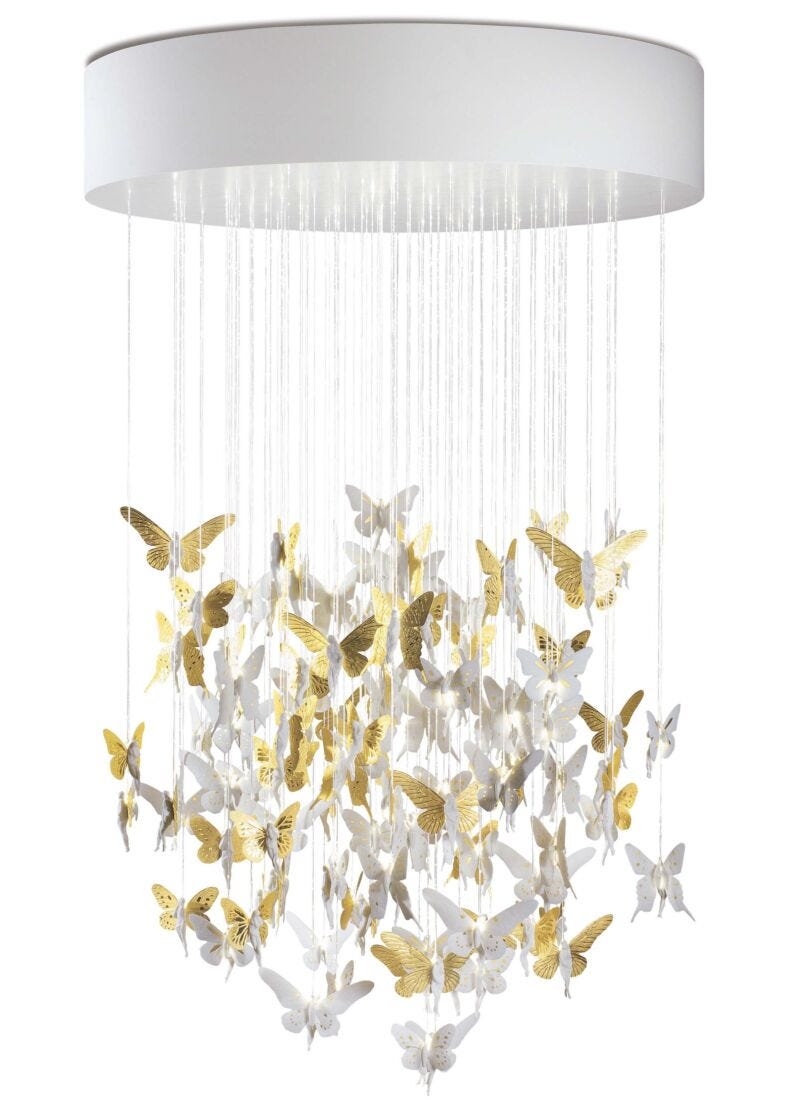 lladro Chandelier Niágara 1 10 m. Lustre oro (CE/UK)
