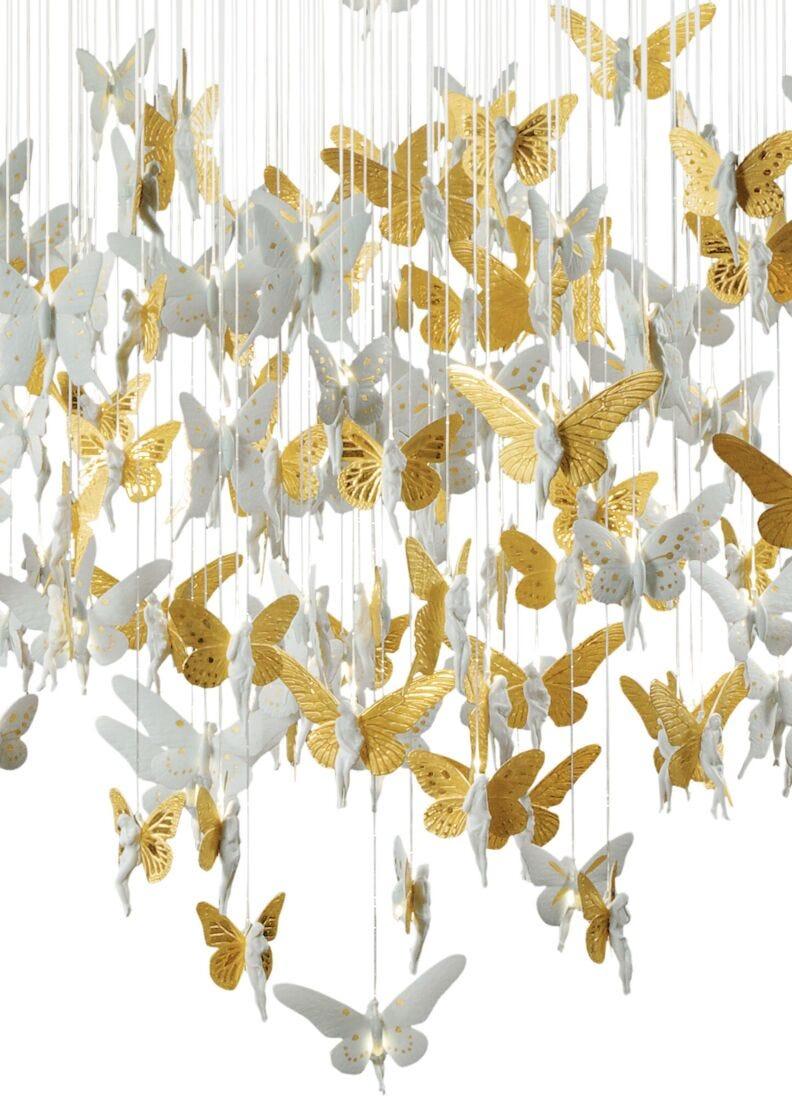 Lladro Chandelier Niágara 1 35 M. Lustre Oro (CE/UK)