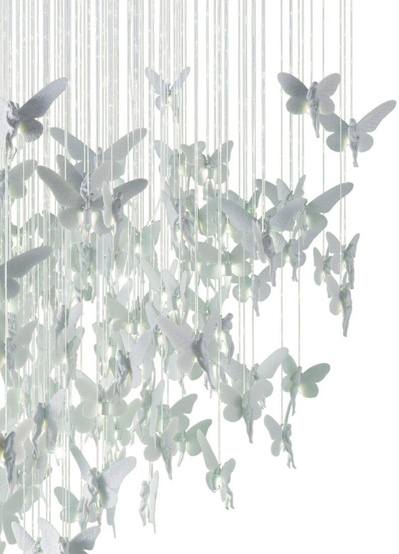 Lladro Chandelier Niágara 2 M (CE/UK). Blanco