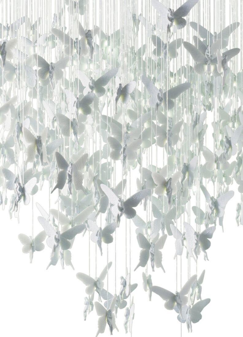 Lladro Chandelier Niágara 2 M (CE/UK). Blanco