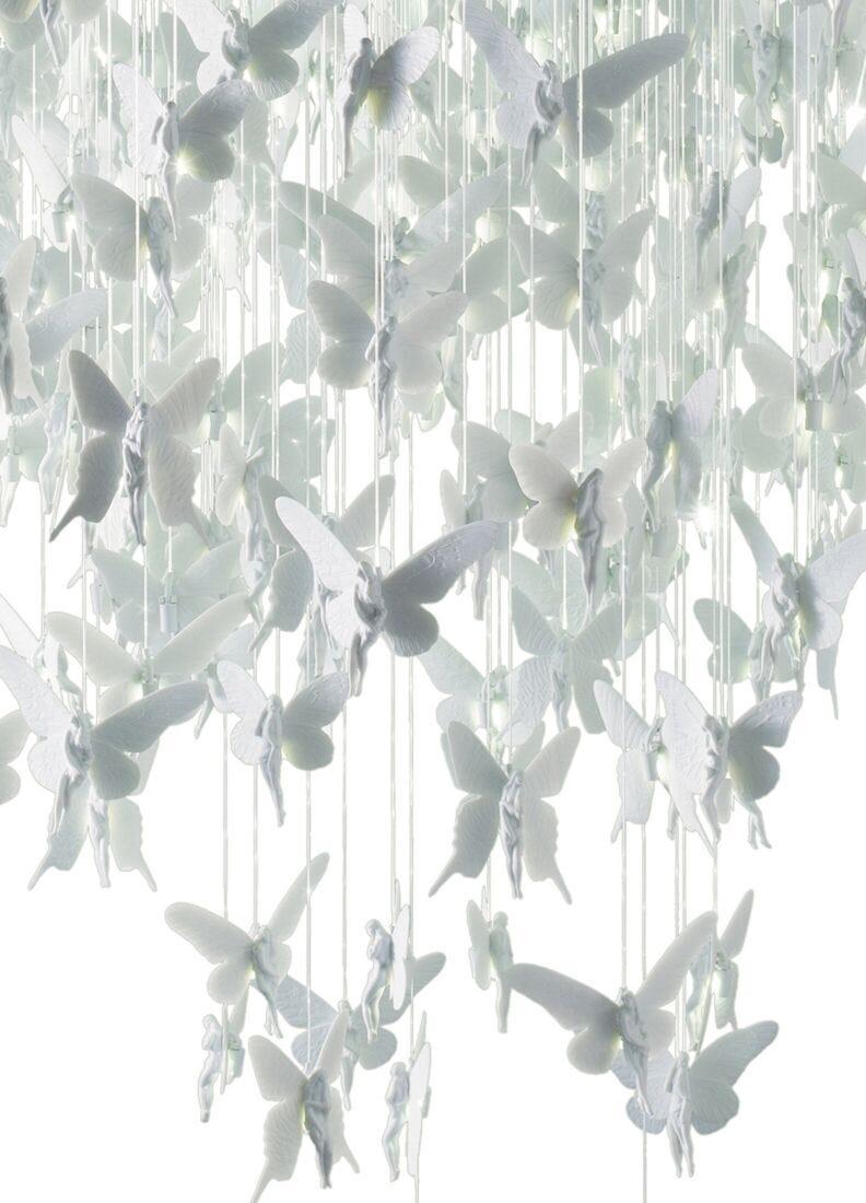 Lladro Chandelier Niágara 2 M (CE/UK). Blanco