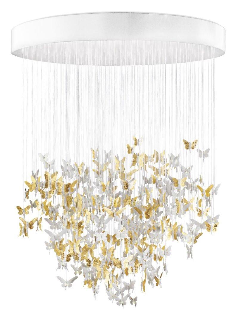 lladro Chandelier Niágara 2 m. Lustre oro (CE/UK)