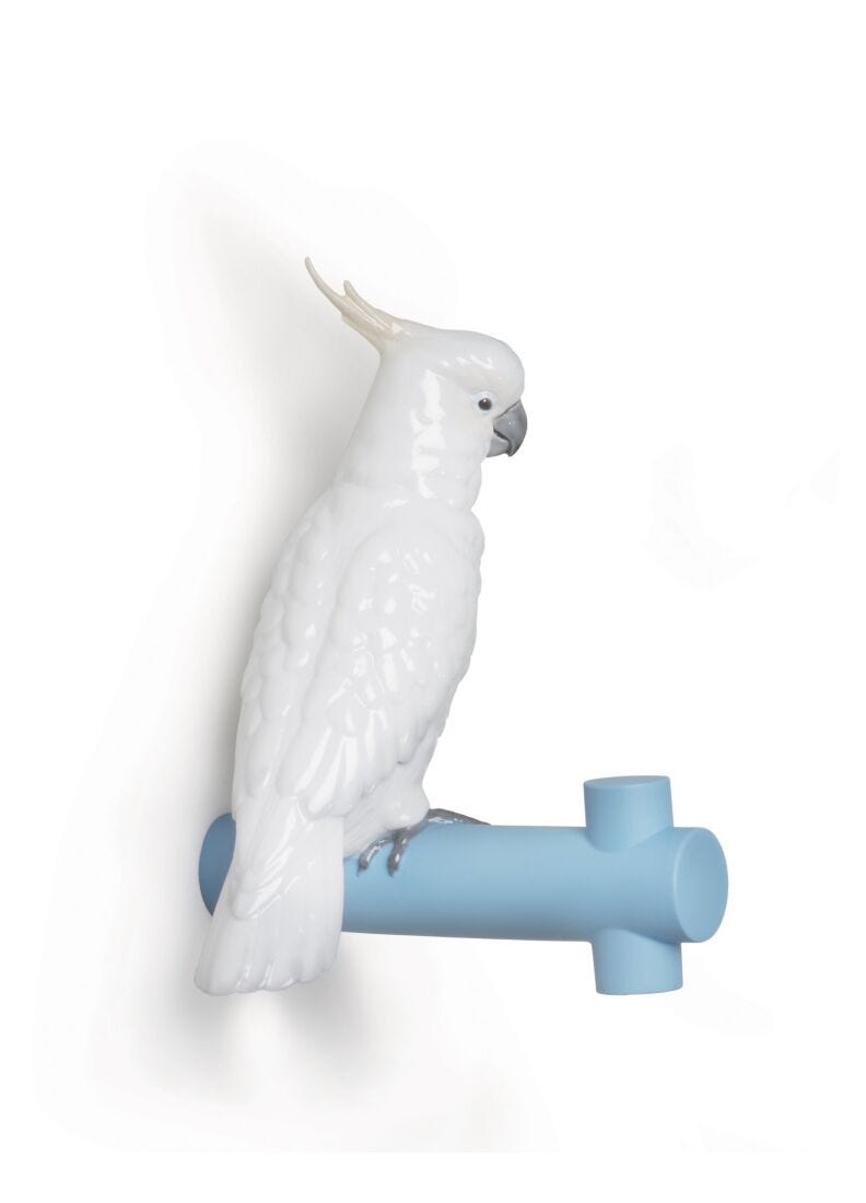 lladro Colgador pared Parrot Hang II