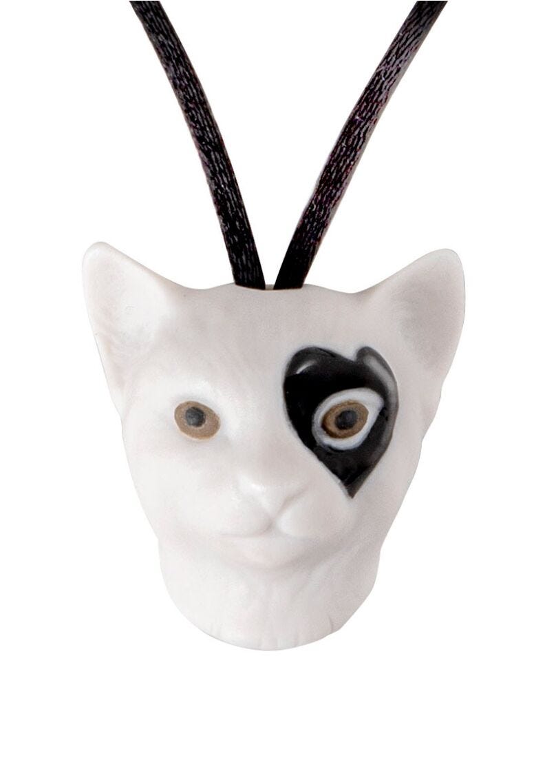 Lladro Colgante Gato Enamorado