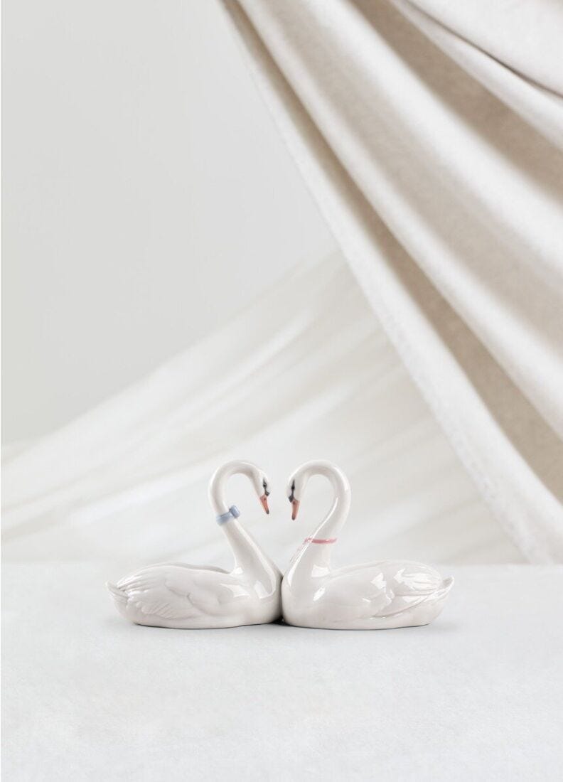 Lladro Corazón Blanco. Cake Topper