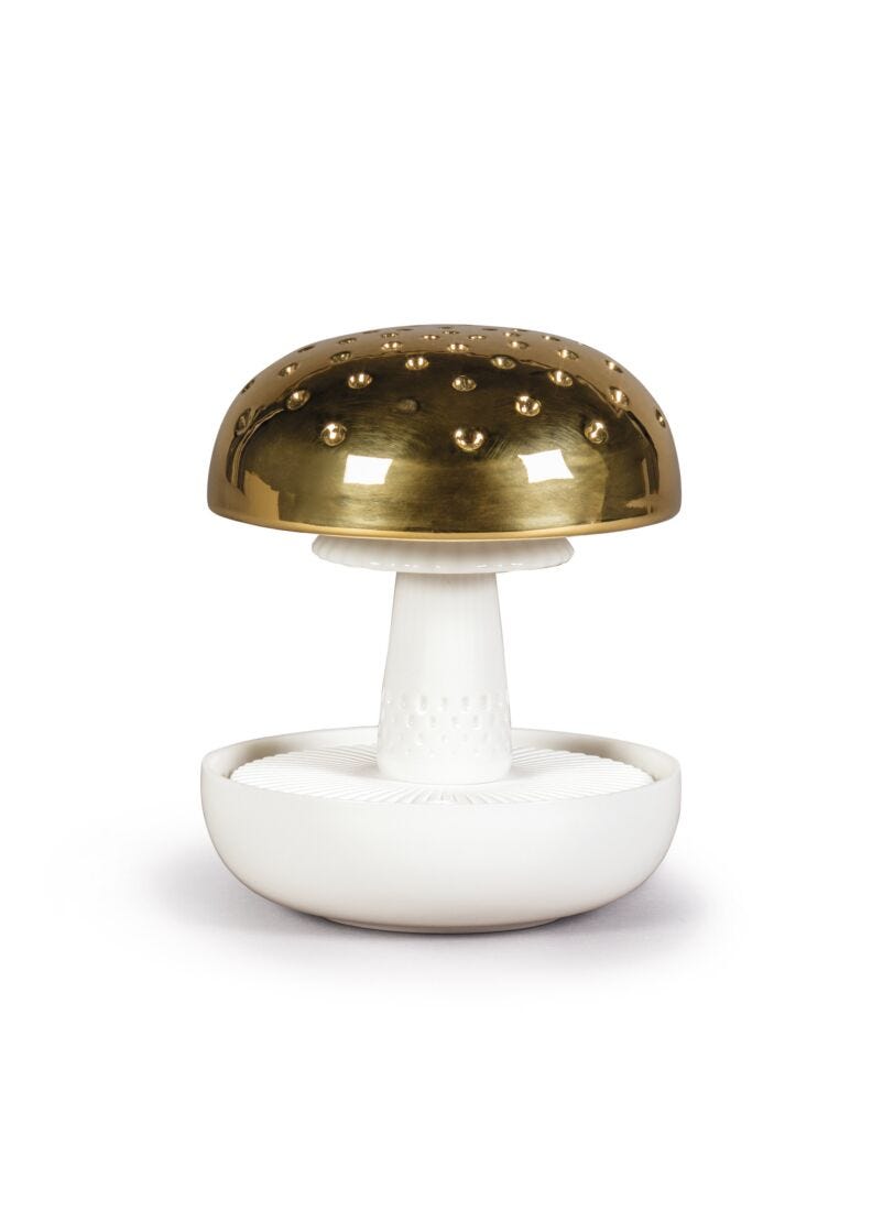 Lladro Difusor Boletus 1. Oro. Aroma En El Prado