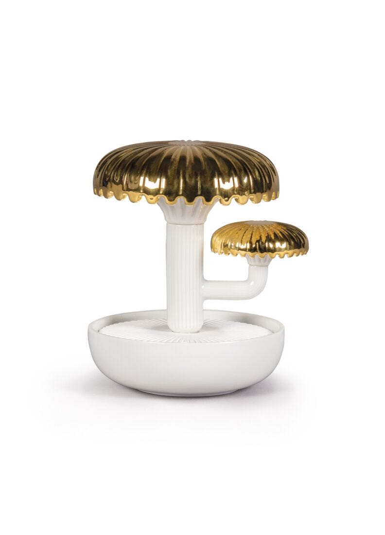 lladro Difusor Boletus 2. Oro. Aroma Llega la noche