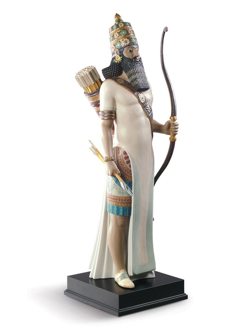 lladro Escultura Arquero Asirio. Serie limitada