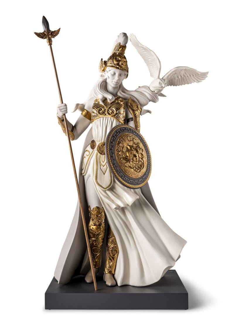 Lladro Escultura Atenea