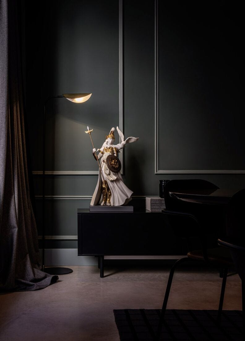 lladro Escultura Atenea