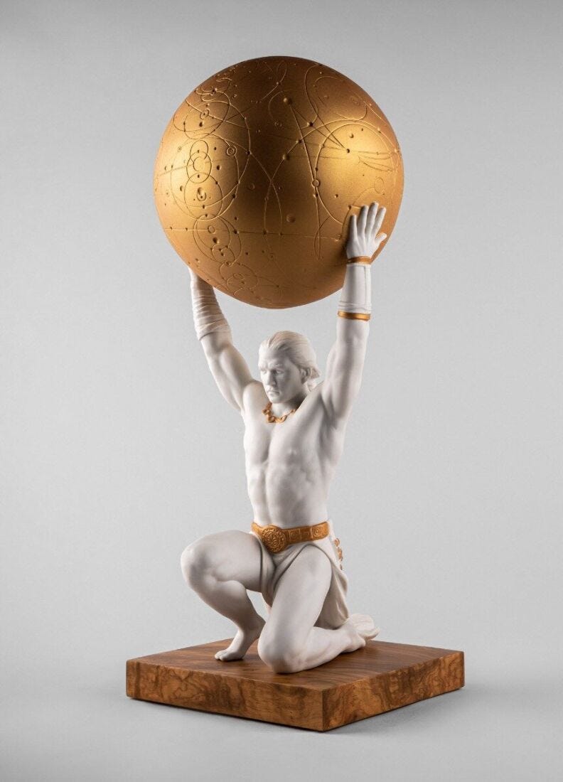 Lladro Escultura Atlas