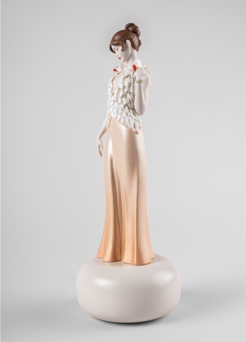 Lladro Escultura Bordado Exquisito. Serie Limitada