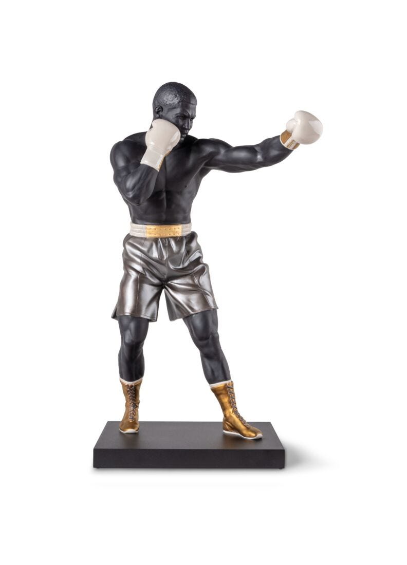 lladro Escultura Boxeador