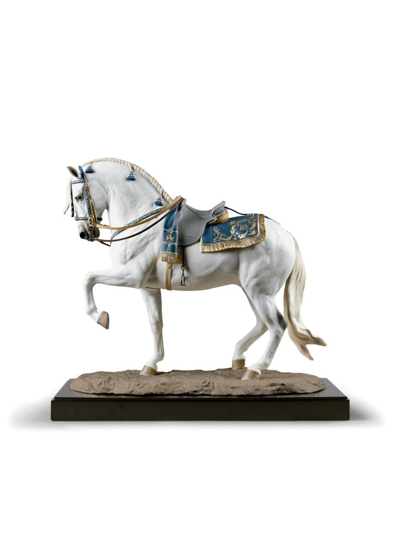 lladro Escultura Caballo español. Serie limitada