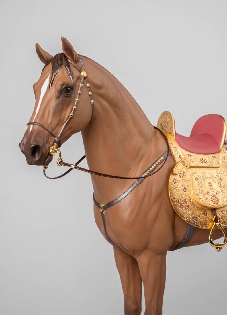 Lladro Escultura Caballo Karabakh. Serie Limitada