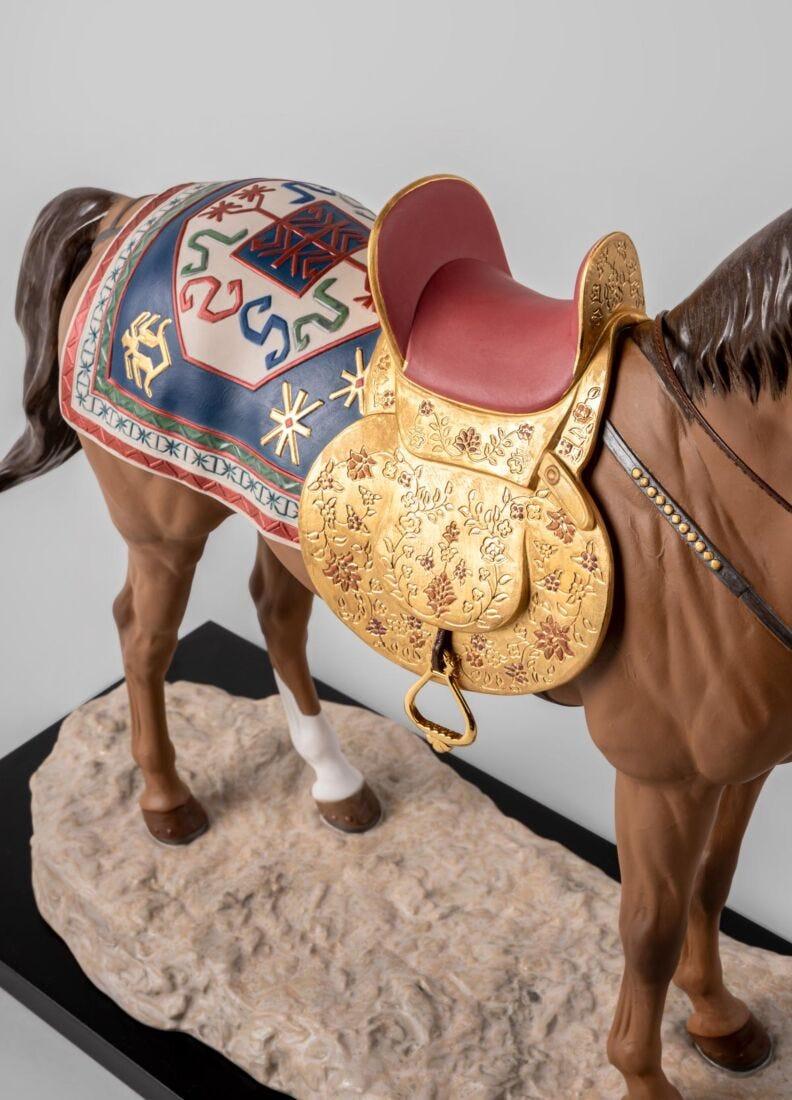 Lladro Escultura Caballo Karabakh. Serie Limitada