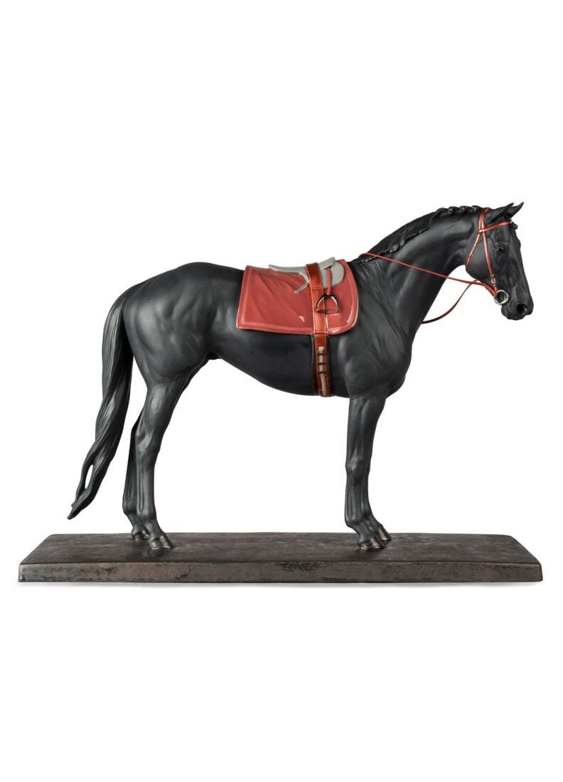 lladro Escultura caballo Pura sangre inglés