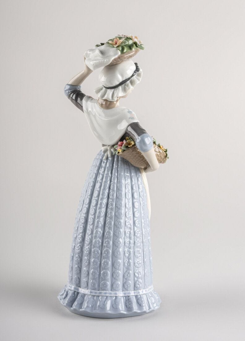 Lladro Escultura Cosecha Floral