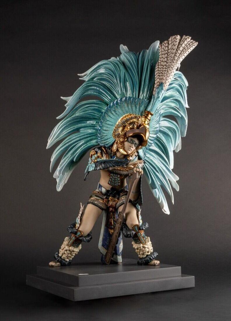 Lladro Escultura Danza Azteca. Serie Limitada