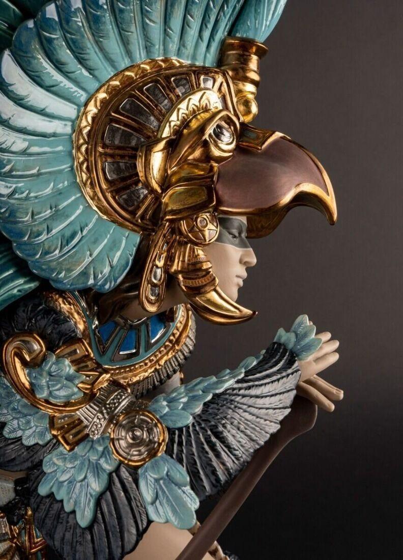 Lladro Escultura Danza Azteca. Serie Limitada