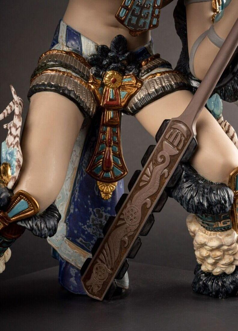 Lladro Escultura Danza Azteca. Serie Limitada