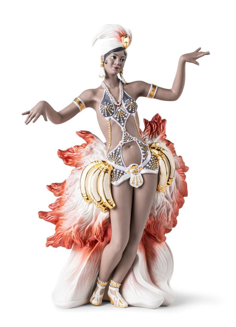 lladro Escultura Diosa de ébano