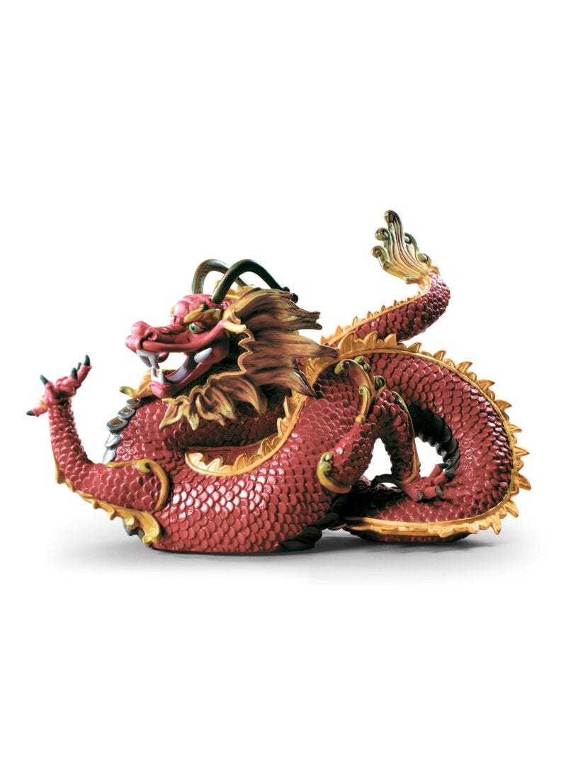 lladro Escultura Dragón solemne